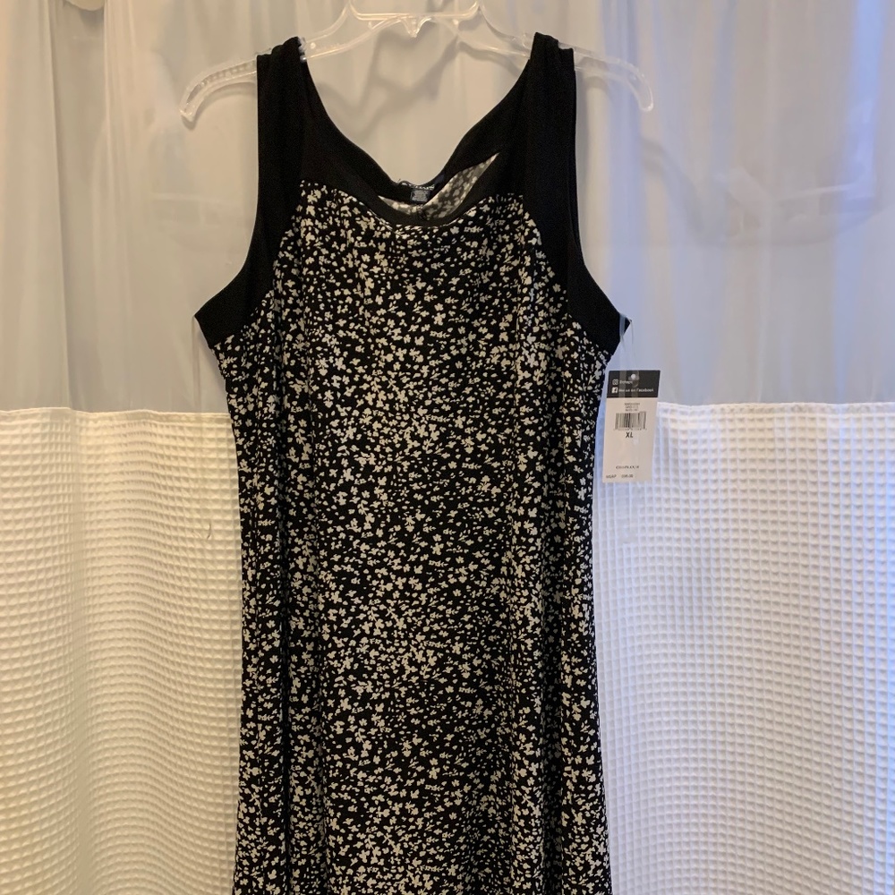 Chaps floral print dress